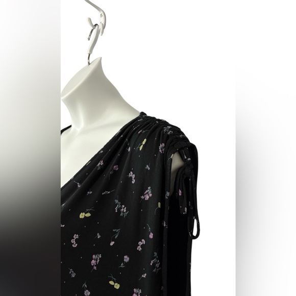 Penningtons, Sleeveless Printed Knit Dress, Plus Size 2X, Black - Picture 6 of 9